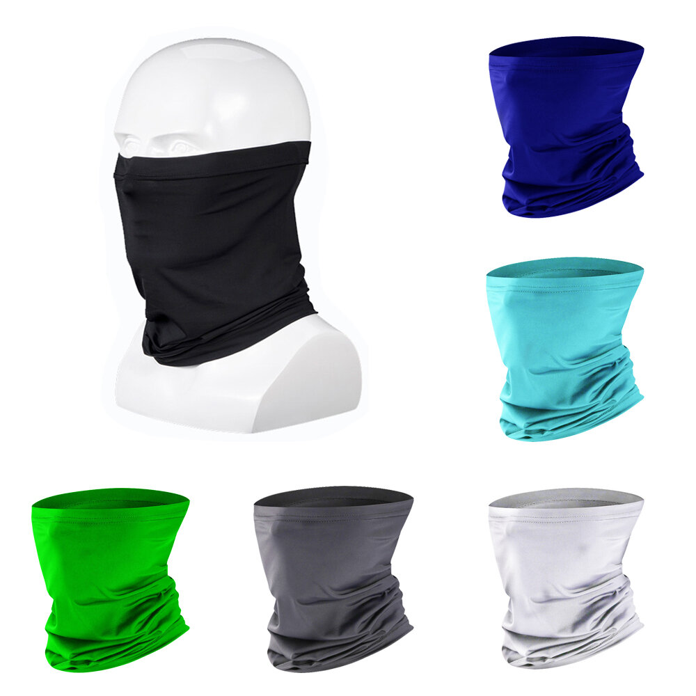 

24x41cm Multifunction Cycling Half Face Mask Breathable Windproof Dustproof Neck Head Scarf Sunscreen Silk Scarf Riding