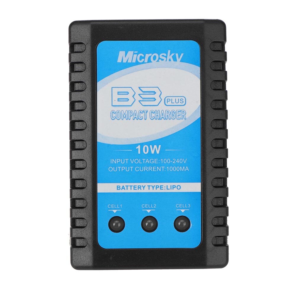 Microsky B3 Pro 1.5A Balance compacte oplader voor 2S-3S Lipo-batterij