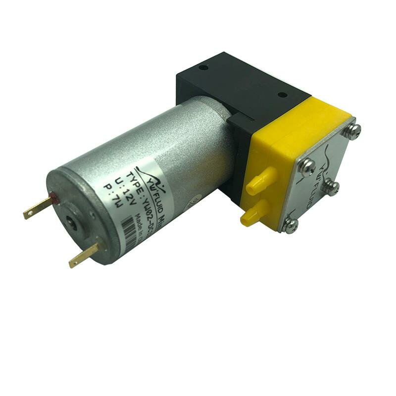 YW02 12 V / 24 V DC Motor Micro-membraanpomp Gasbemonsteringspomp Negatieve drukzuiging