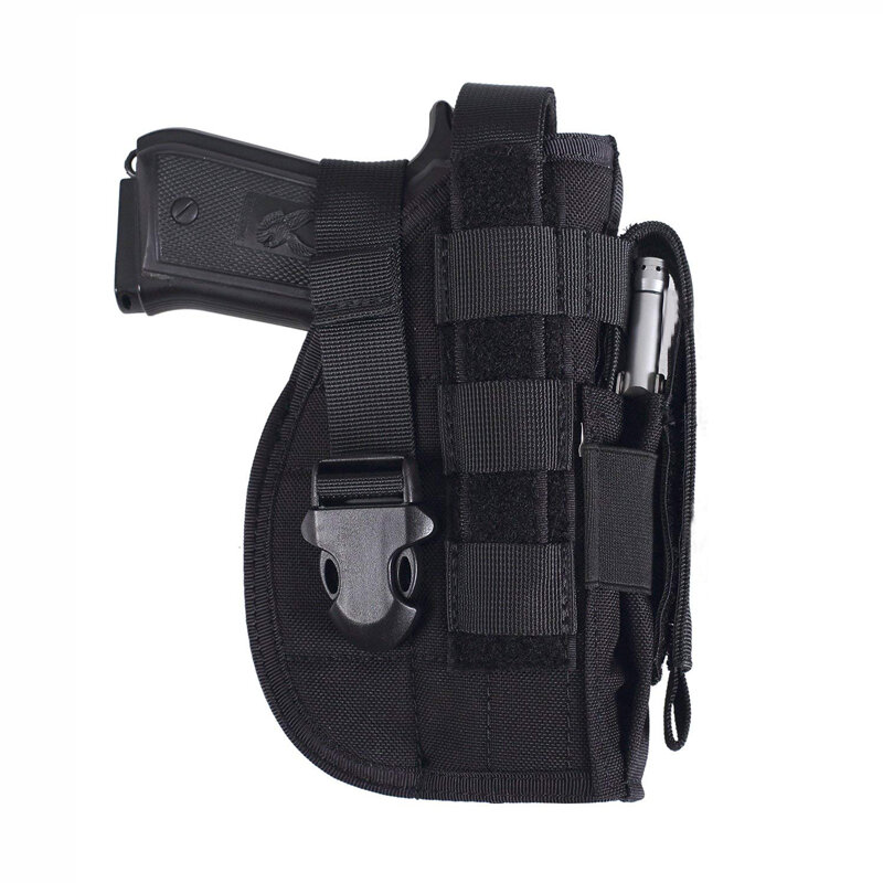 Adjustable Tactical Holster Wrap-around Thigh Leg Holster Pouch Outdoor Accessory Package Field