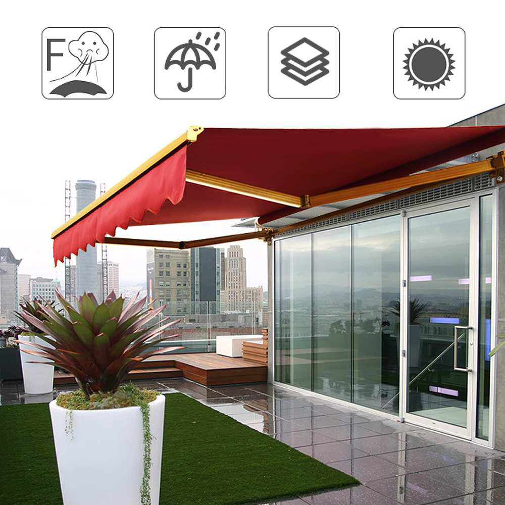 2x1.5M Outdoor Garden Patio Awning Cover Canopy Sun Shade Shelter Waterproof UV Resistant Awning