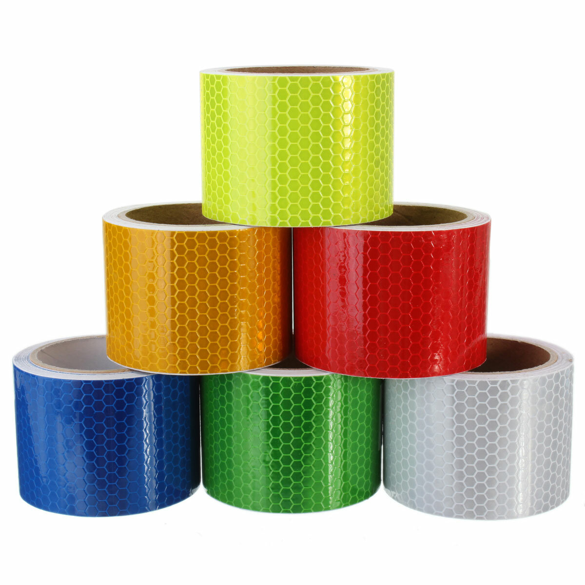 Safety Caution Reflective Tape Warning Tape Sticker Self Adhesive Tape 5cm AL 