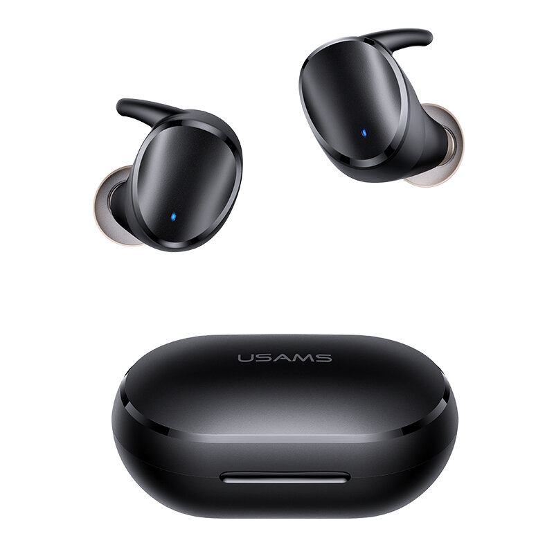 USAMS LX08 Ultra-mini TWS Bluetooth-oordopjes Aanraakbediening Lange uithoudingsvermogen HiFi-stereo