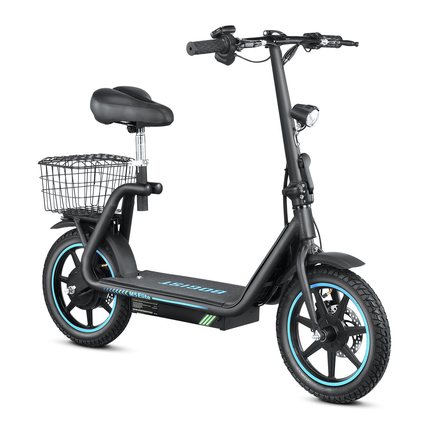 best price,bogist,m5,elite,electric,scooter,seat,500w,48v,13ah,14inch,discount
