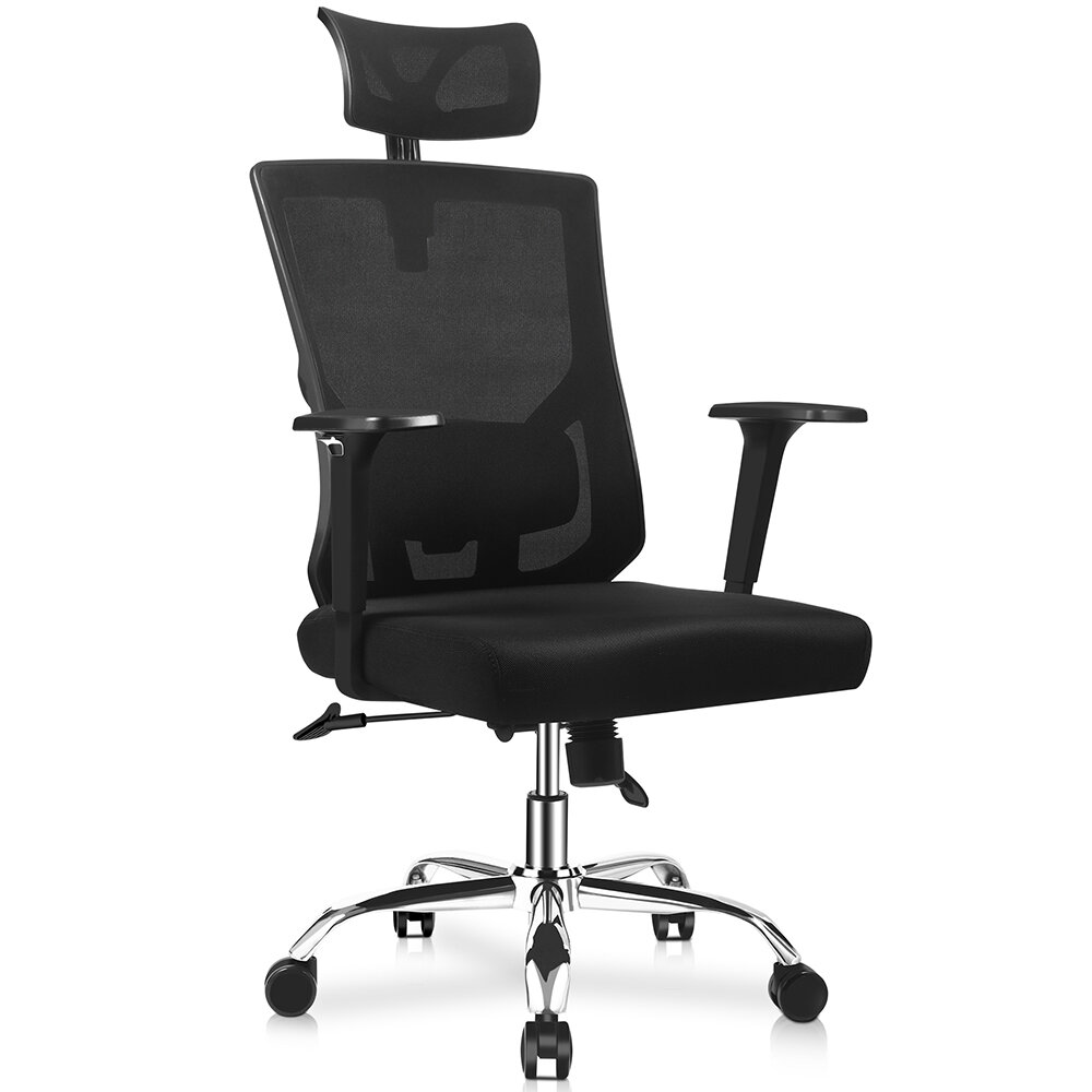 

Vanspace DC09 Office Swivel Chair High Back Reclining Ergonomic Breathable Mesh with Flip-up Armrest and Lumbar Support