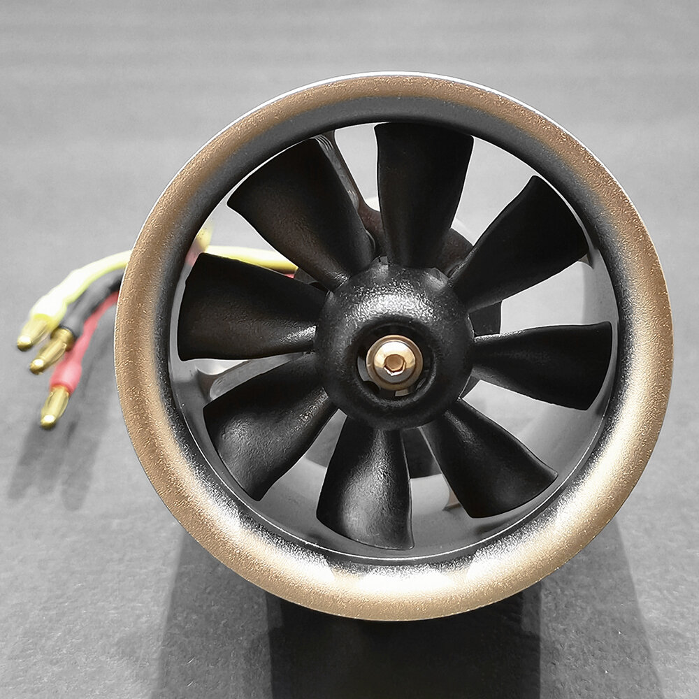 RC Lander Metal EDF Ducted Fan 40mm 8 Blades With 3S 8000KV Brushless Motor for Jet Plane RC Airplan