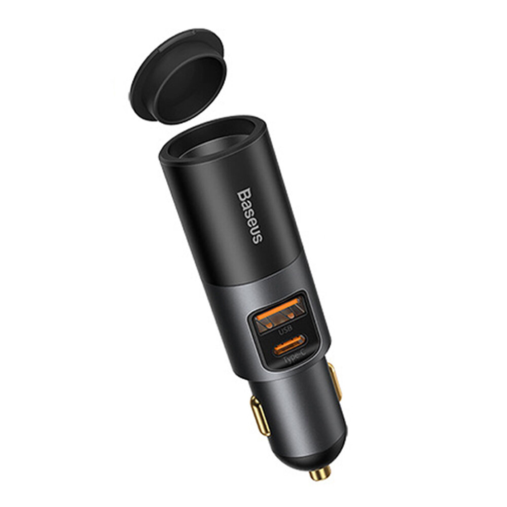 Baseus 120W USB Car Charger Fast Charge 4.0 QC 4.0 QC 3.0 PD Type C Multi-port Phone Charger For 12-24V Car