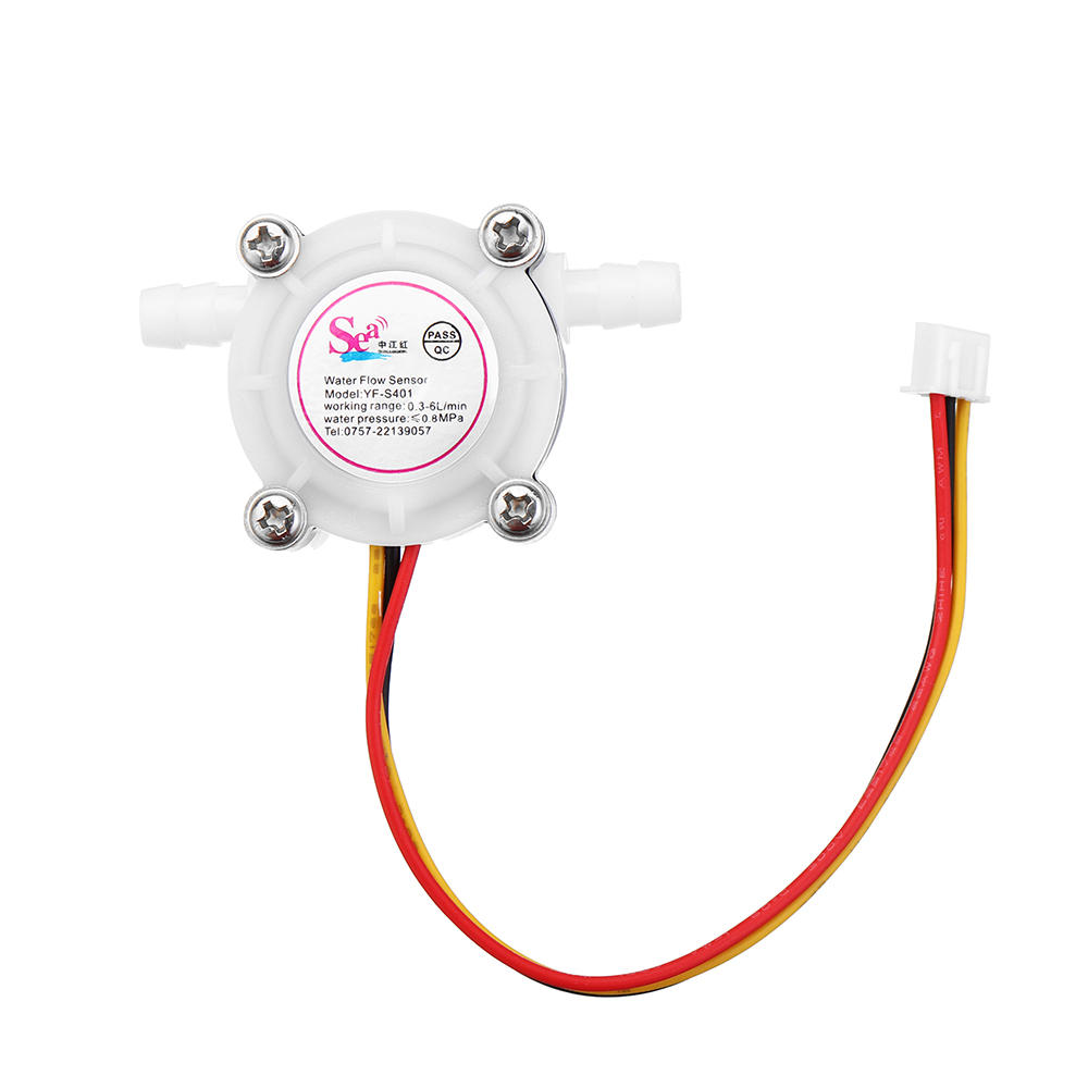 3pcs YF-S401 Water Coffee Flow Sensor Switch Meter Flowmeter Counter 0.15-3L/min