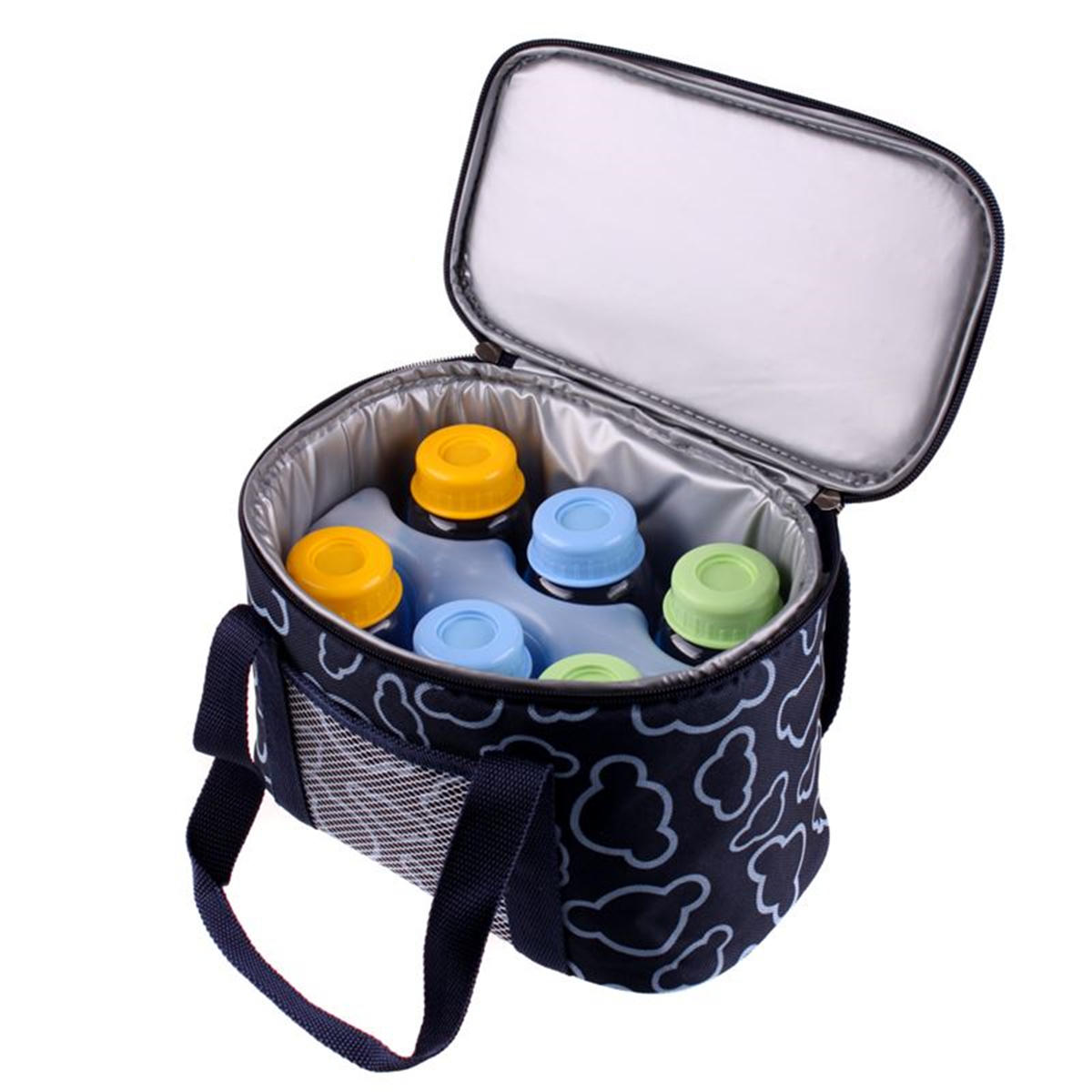 4.5L Outdoor Picnic Bag Waterproof Insulated Thermal Cooler Lunch Box Tote Lunch Food Container
