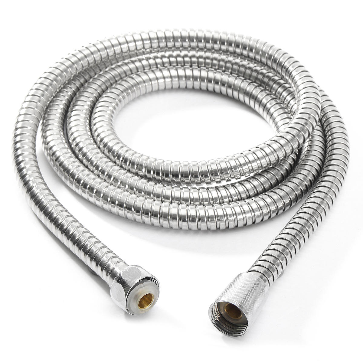 1m/1.5m/2m Stainless Steel Bathroom Flexible Shower Hose Water Head Pipe G1/2 Thread Interface