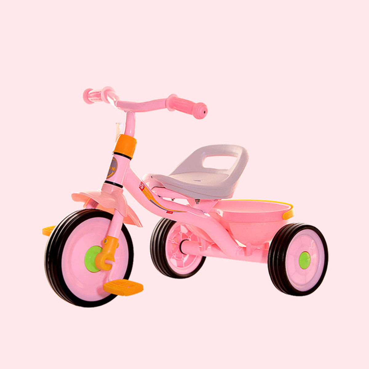Kids tricycle adjustable baby stroller safety ride walkers children ...