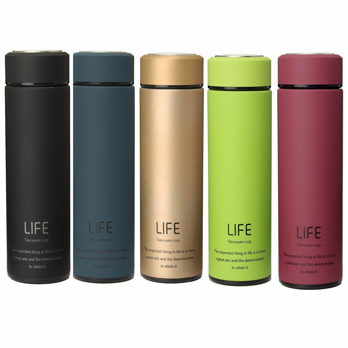 Thermos Flask 500ml Stainless Steel Water Vacuum Bottle Coffee Travel Container 