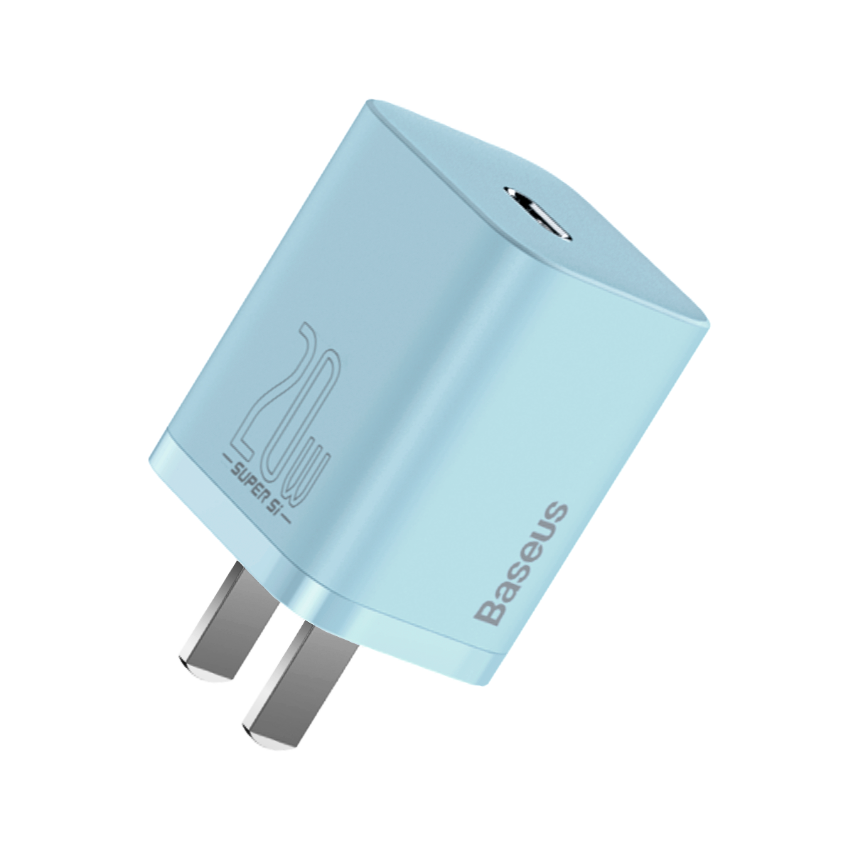 

[ Super Si ] Baseus Super Si 20W USB-C PD Charger PD3.0 QC3.0 Quick Charging Wall Charger Adapter CN 2-Pin Plug For iPho