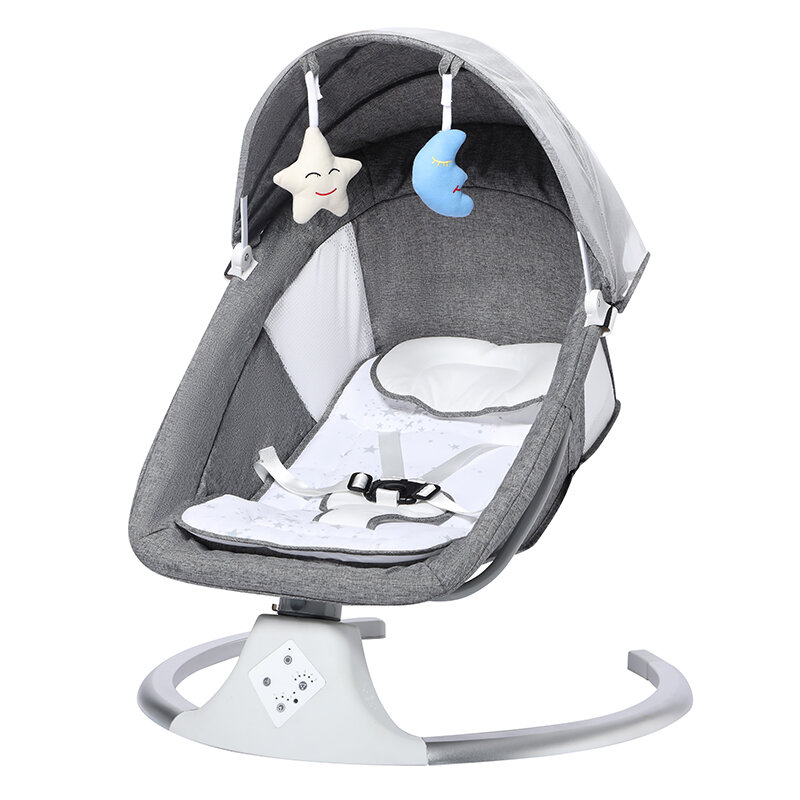 [EU Direct] Dearest Baby Smart Electric Rocking Chair Sleeping Cradle Bed Child Comfort Chair Reclin