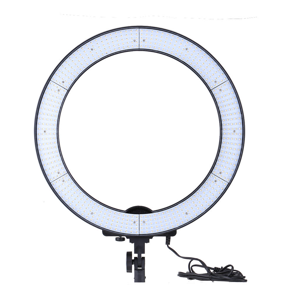 LA-650D Photo Studio Ring Light LED Lamp Photographic Lighting 40W 5500K with 600LED Lights