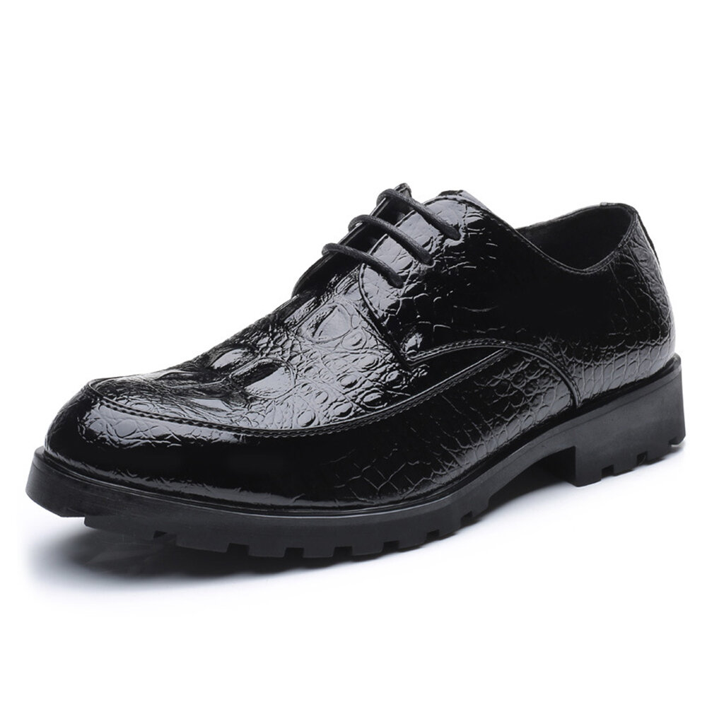60% OFF on Microfiber Formal Shoes Soft Business Oxfords
