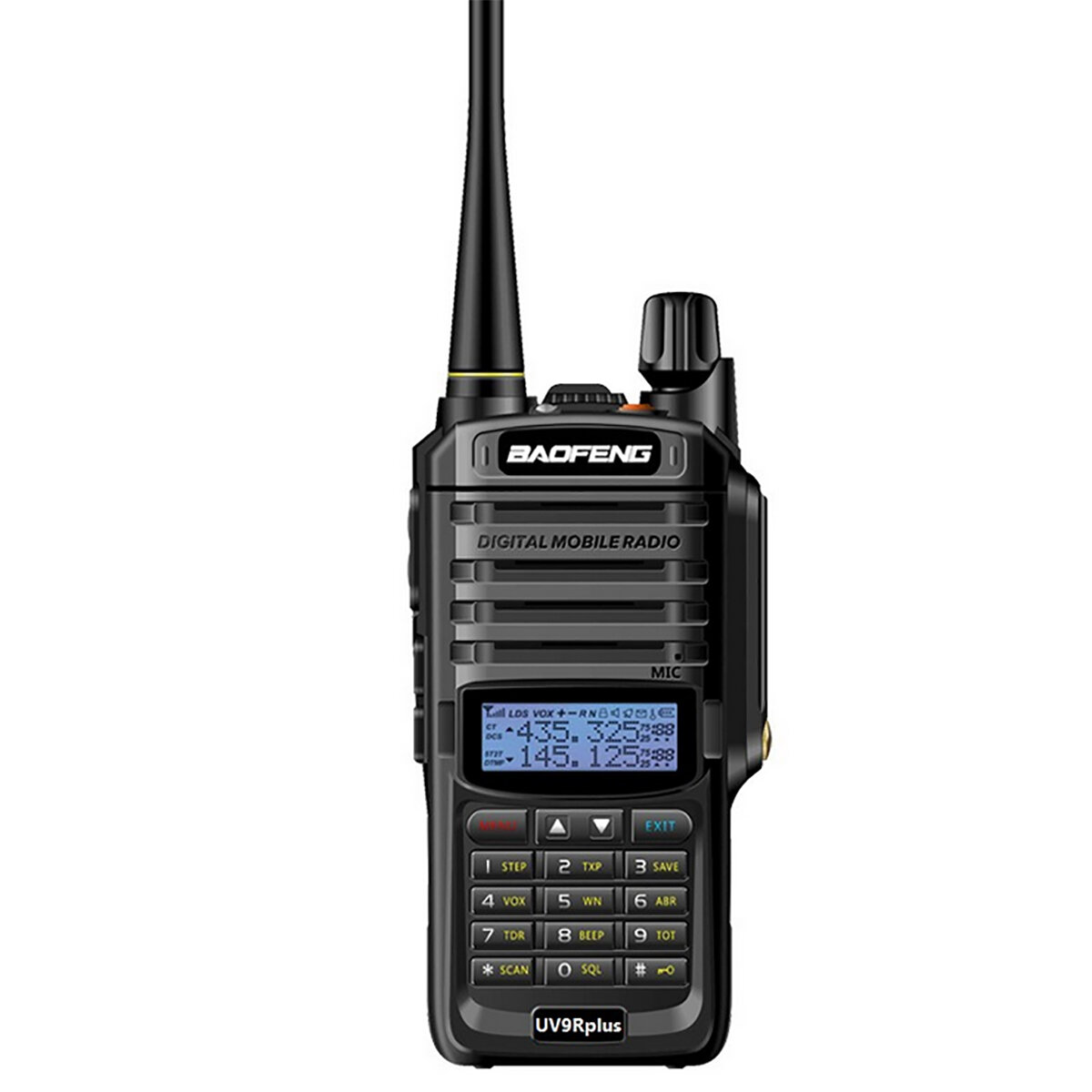 Baofeng UV-9R Plus Upgrade-versie Tweerichtingsradio VHF UHF Walkie-talkie Waterdicht voor CB Ham