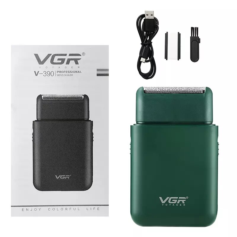 

Vgr Electric Shaver For Men Electric Razor Portable Waterproof Reciprocating Beard Trimmer Shaving Machine 2021New Patte