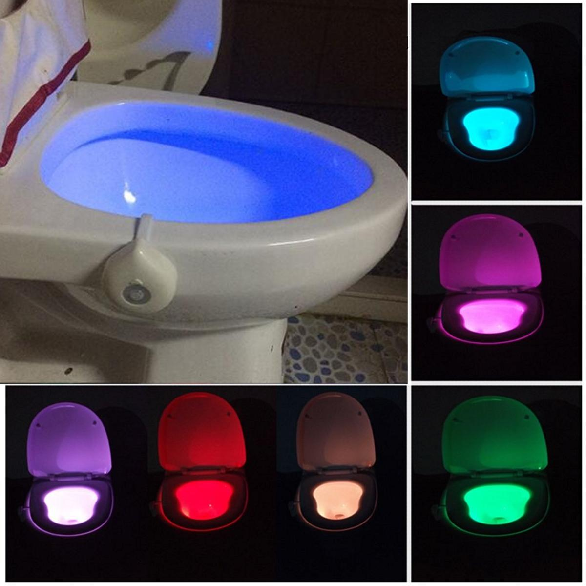 Motion Activated Toilet Night Light Bowl Bathroom Led 8 Color Lamp Sensor Lights Sale Banggood Usa Sold Out Arrival Notice Arrival Notice