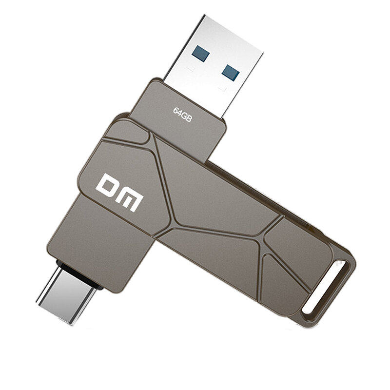 

DM PD198 USB3.2 & Type-C Flash Drive 64GB 128GB High Speed Pendrive Portable Memory USB Disk