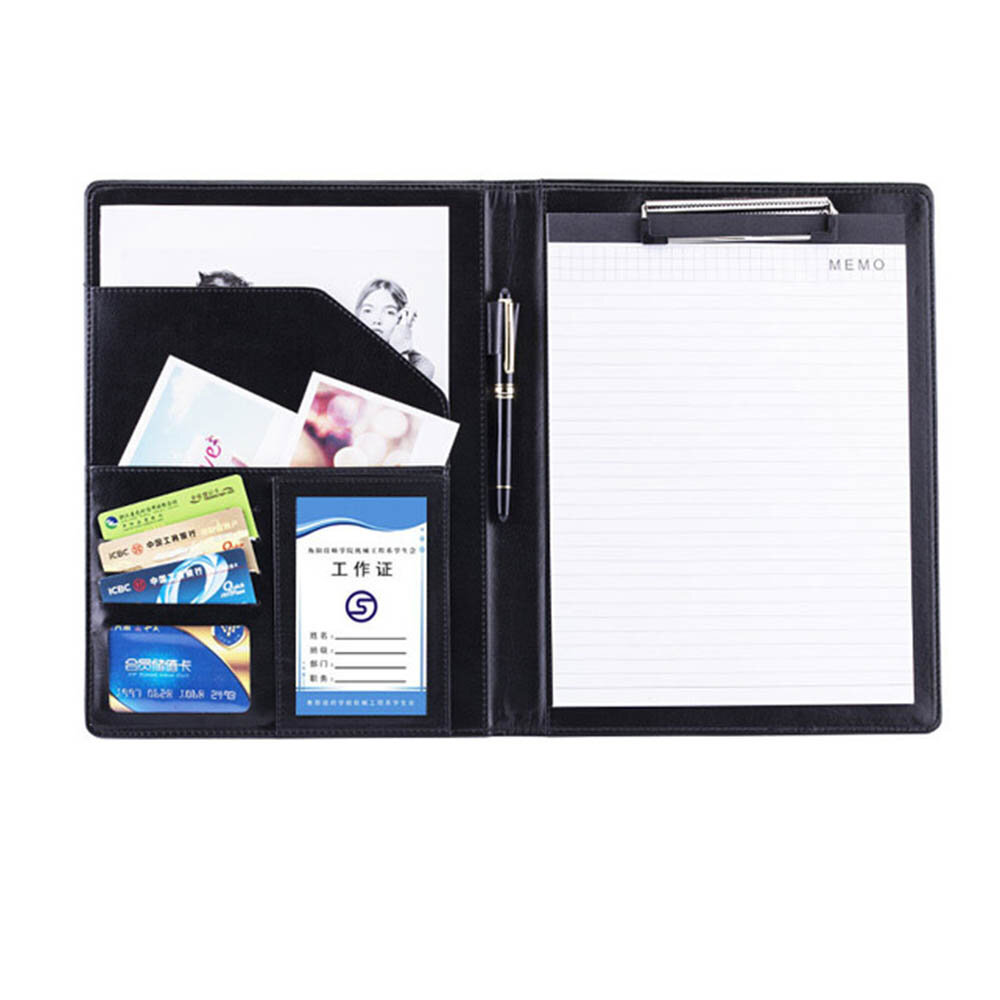 A4 PU Leather File Folder Business Office Folder Multifunction Portable School Office Supplies, Banggood  - buy with discount