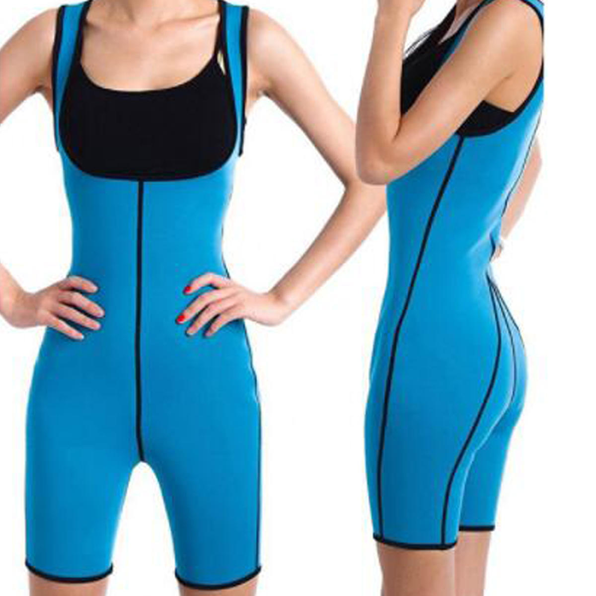 Womens Shapewear Full Body Sweat Shaper Fitness Gym Sport Slimming Keep Fit Sauna Suit Vest
