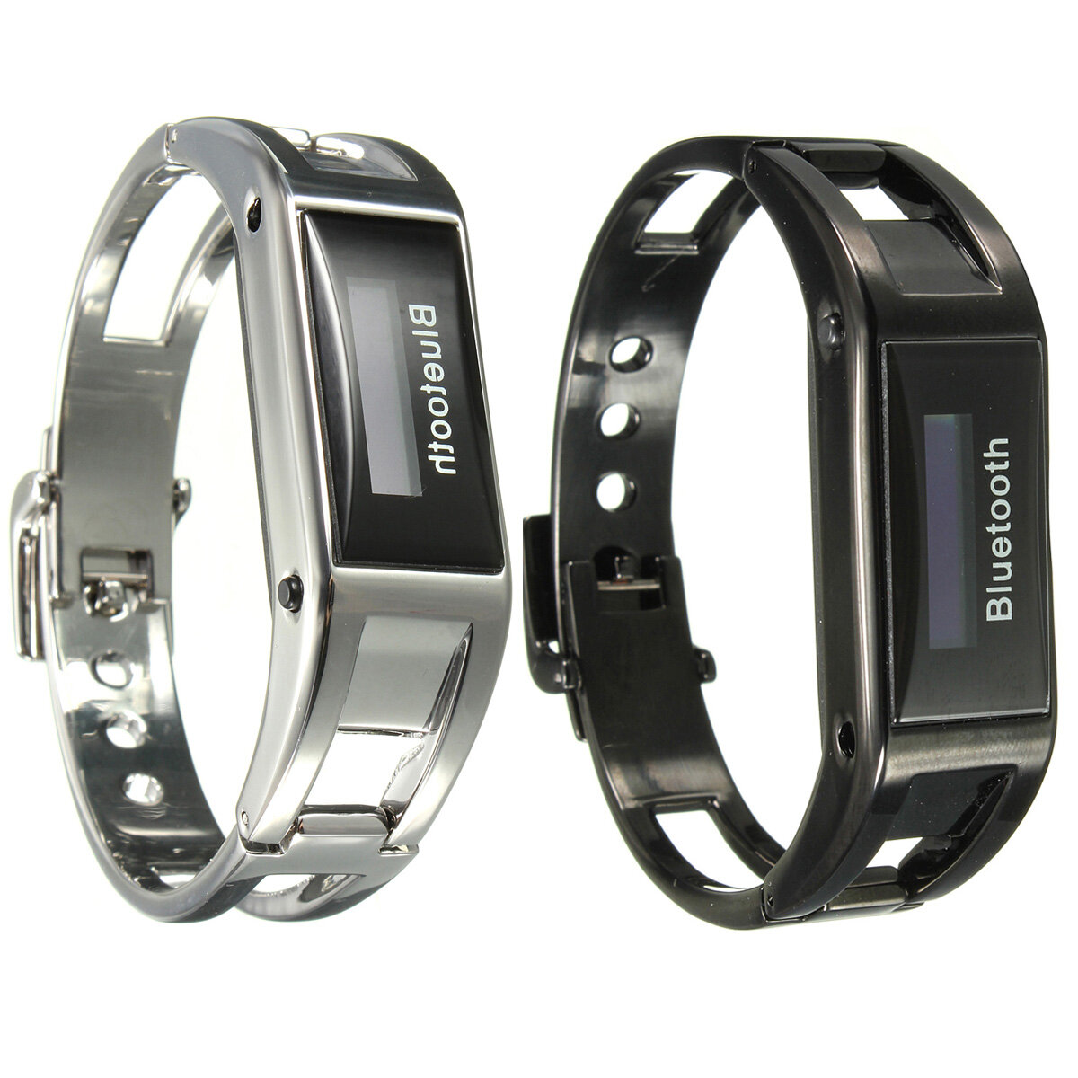 BW10 Bluetooth Call Call ID Display Verstelbare metalen band Smart Watch