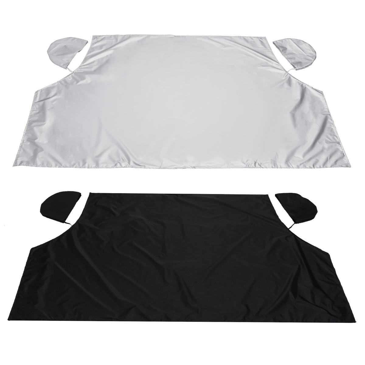 Magnetic Half Windscreen Car Cover Sun Snow Ice Frost Wind Winter Protector