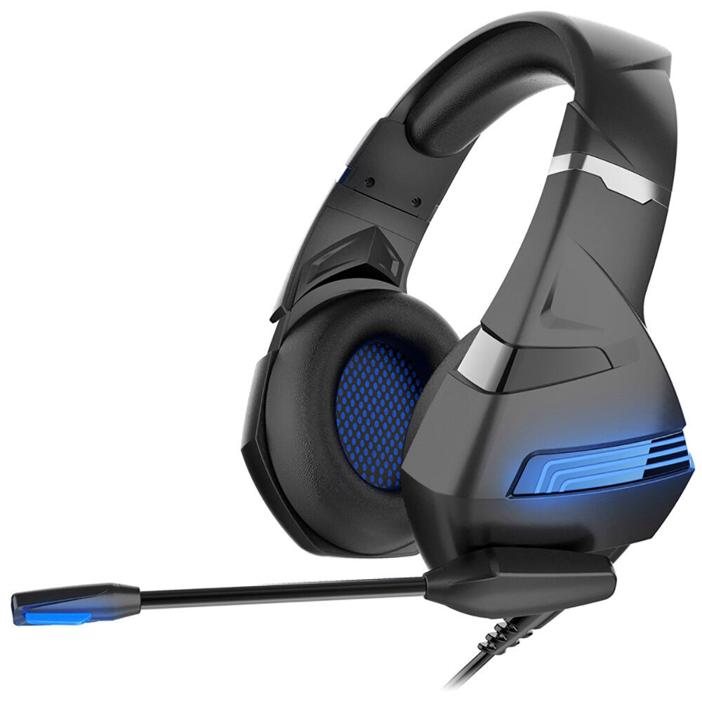 A2 Gaming Headset LED Ruisonderdrukking Omnidirectioneel HD Microfoon 40 mm Unit 3,5 mm Audiostekker
