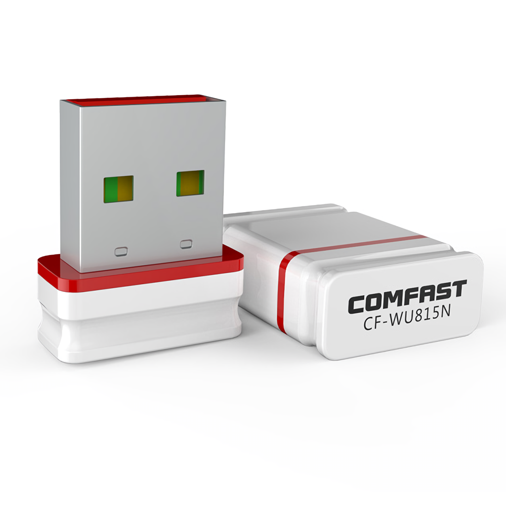 

COMFAST 150Mbps Networking Card 2.4GHz RTL8188GU USB Wireless Networking Adapter Wireless Card CF-WU815N