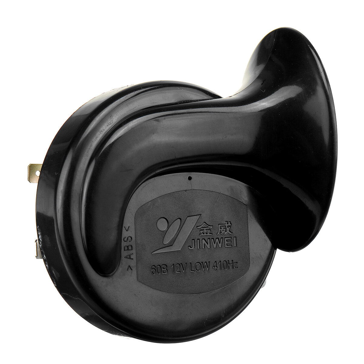 12v 115db electric bull horn metal loud raging sound waterproof  for motorcycle car truck boat black