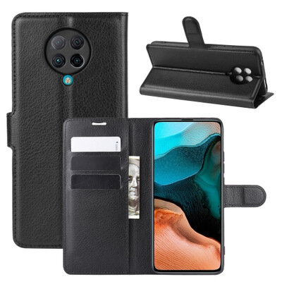 

Bakeey for Poco F2 Pro Case Litchi Pattern Magnetic Flip with Multiple Card Slots Foldable Stand Shockproof PU Leather F