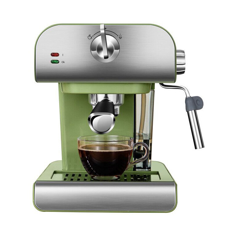 ZZUOM CM6867 850Wエスプレッソコーヒーマシン20バー半自動コーヒースチームミルク泡立て器コーヒーメーカー