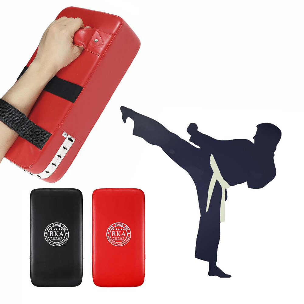 

Kick Boxing Pads Curved MMA Thai Training Punch Bag PU Leather Boxing Target Outdoor Sport Fitness