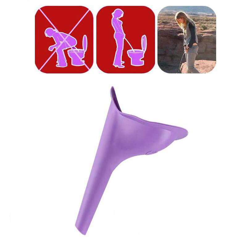 IPRee® 100 Pcs Portable Outdoor Female Urinal Toilet Soft Silicone Travel Stand Up Pee Device Funnel