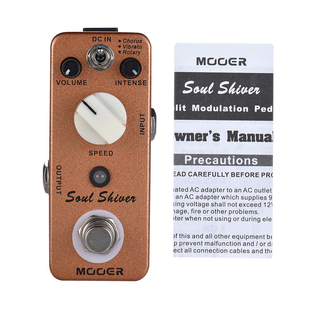 

MOOER MRT1 Multi-effect Modulation Guitar Effects Pedal