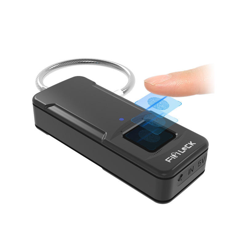 IPRee® 3.7V Интеллектуальный противоугонный USB-отпечаток Замок IP65 Водонепроницаемы Travel Чемодан Багаж Сумка Безопасность Замок безопасност