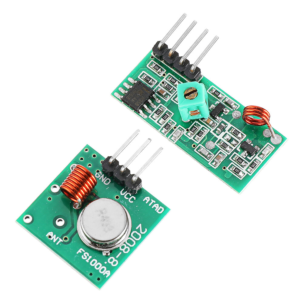 Aukru 3x 433MHz RF Wireless Transmitter and Receiver Module Kit for Arduino/Arm/McU/Raspberry pi US-3x 433M receiver module 