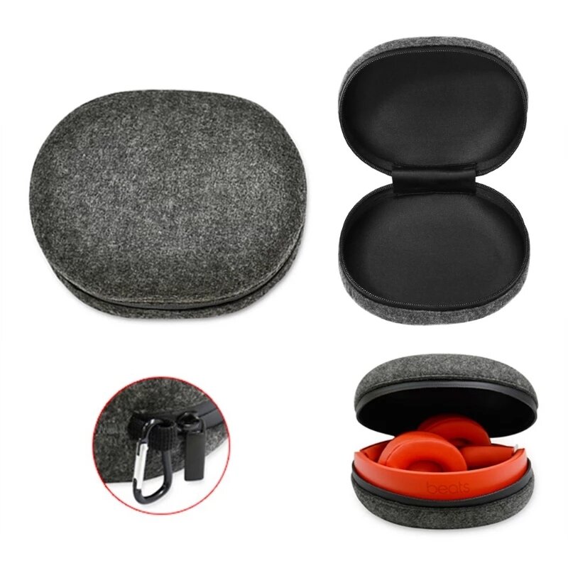 Bakeey Felt Portable Protective Carrying Storage Cover for Beats Solo Pro Headset