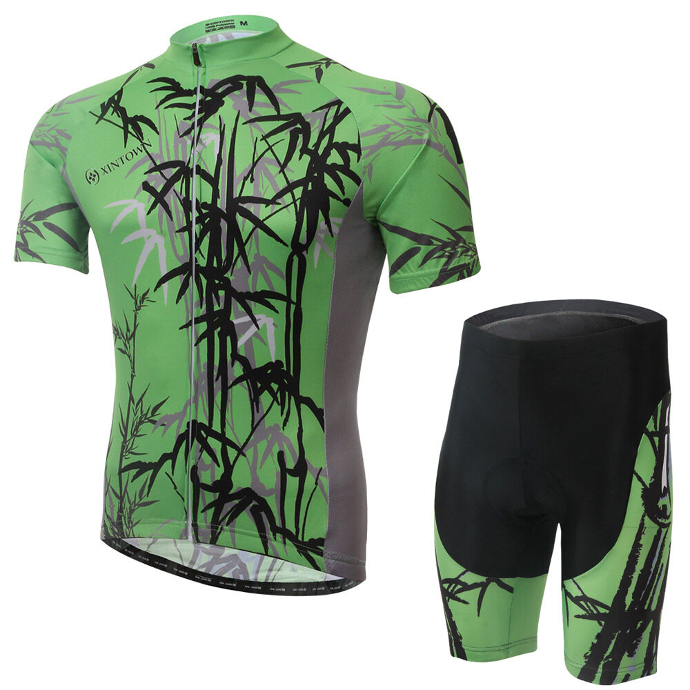 XINTOWN Cycling Jersey Mens Pro Team Short Sleeve Set MTB Bicycle Clothing