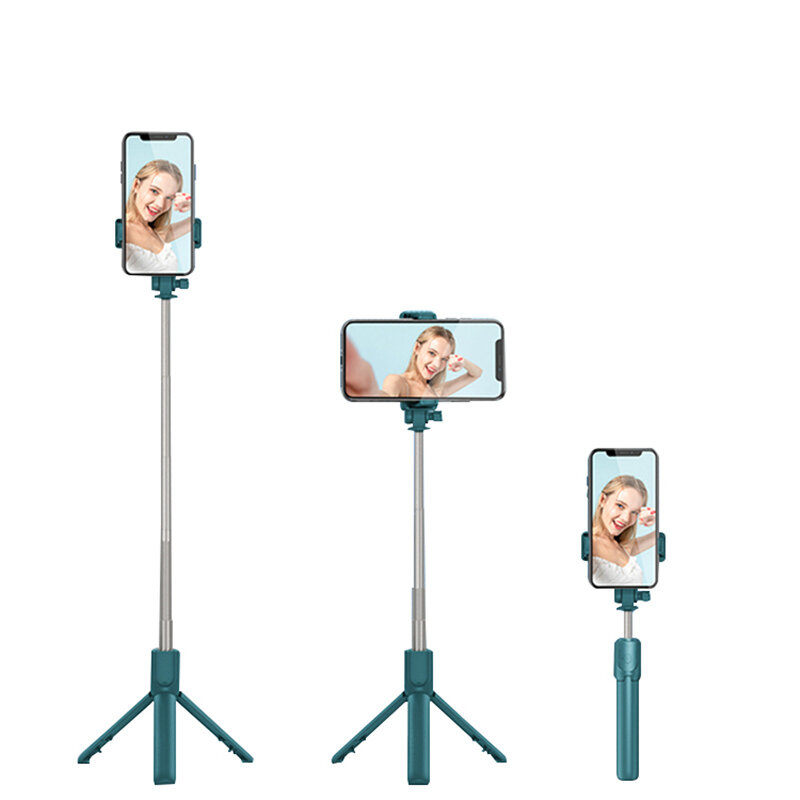 Bakeey R1 3-in-1 draadloze bluetooth selfie stick opvouwbare 360 graden rotatie afstandsbediening st