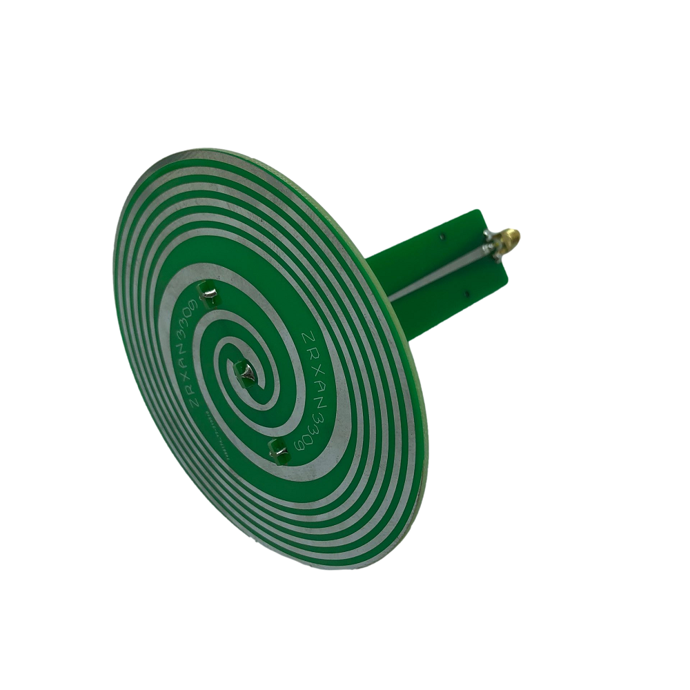 0.8-8.5GHz Ultra-wideband circulair gepolariseerde antenne Gelijkhoekige spiraalantenne Links en rec