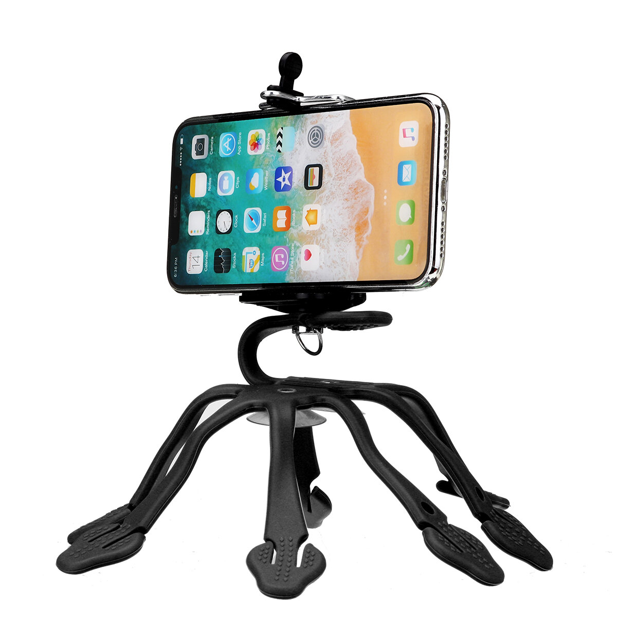 Multifunctional Portable Flexible Silicone Lazy Car Desktop Camera Mobile Phone Holder Stand Bracket
