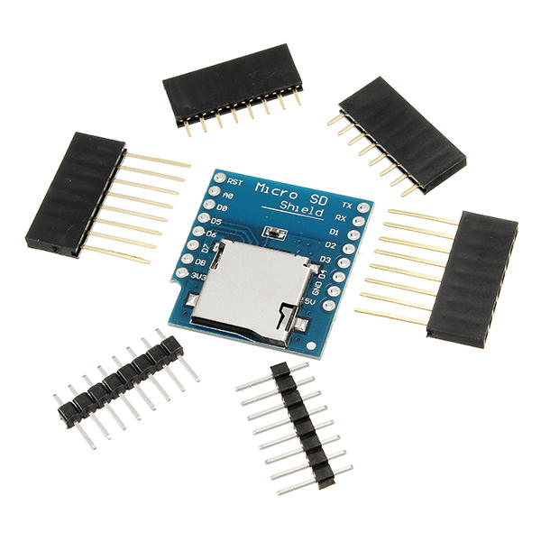 5Pcs WeMos® Micro SD Card Shield For WeMos D1 Mini TF WiFi ESP8266 Compatible SD Wireless Module For Arduino