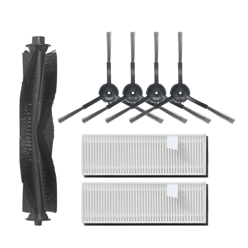 

7Pcs Replacements for Proscenic M8 Pro Vacuum Cleaner Parts Accessories Main Brushes*1 Side Brushes*4 HEAP Filters*2 [No