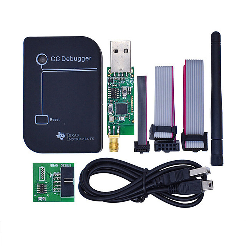 

CC2531/CC2540 Zigbe Emulator Sniffer Downloader Module CC-Debugger USB Dongle Analyzer Programmer with bluetooth Antenna