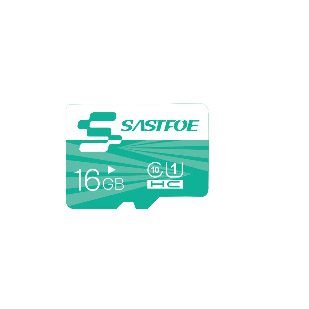 SASTFOE Green Edition 16GB U1 Class 10 TF Micro Memory Card for Digital Camera MP3 TV Box Smartphone