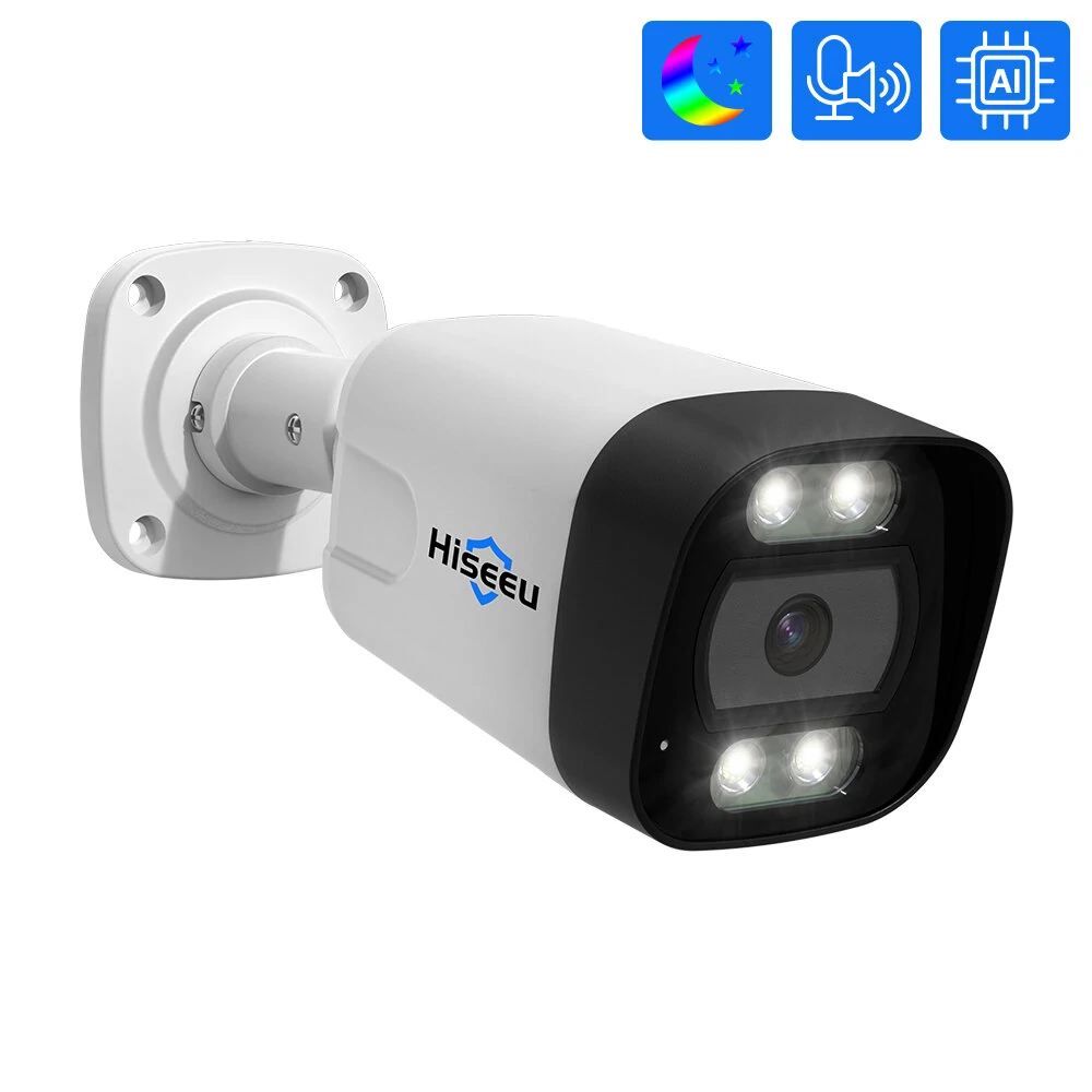 Hiseeu HB715-PA 4K 5MP POE IP Camera
