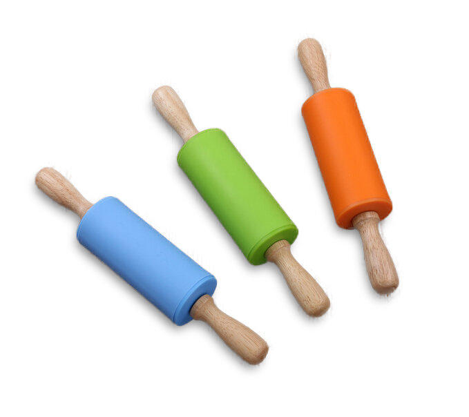 Non-Stick Silicone Rolling Pin Kitchen Pastry Dough Flour Bread Cooking Bakeware Tool