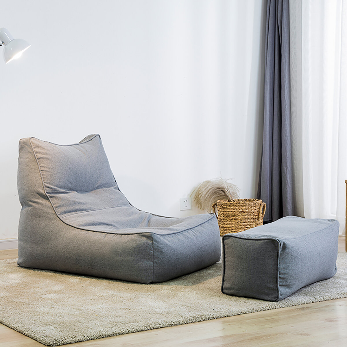 

Large Bean Сумка Комбинированные диваны, чехлы на стулья Внутренний ленивый лежак Водонепроницаемы Игровая кровать-кресл